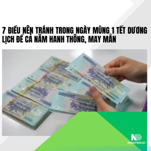 7 điều nên tránh trong ngày mùng 1 Tết Dương lịch để cả năm hanh thông, may mắn