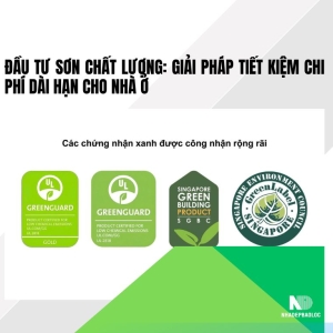 Đầu tư sơn chất lượng: Giải pháp tiết kiệm chi phí dài hạn cho nhà ở