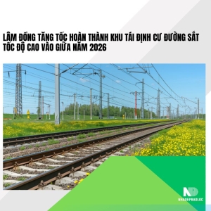 Lâm Đồng tăng tốc hoàn thành khu tái định cư đường sắt tốc độ cao vào giữa năm 2026