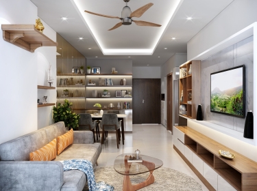 Căn hộ 2 phòng ngủ chung cư RICHMOND - Bình Thạnh